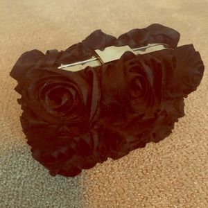 Black Rose Clutch
